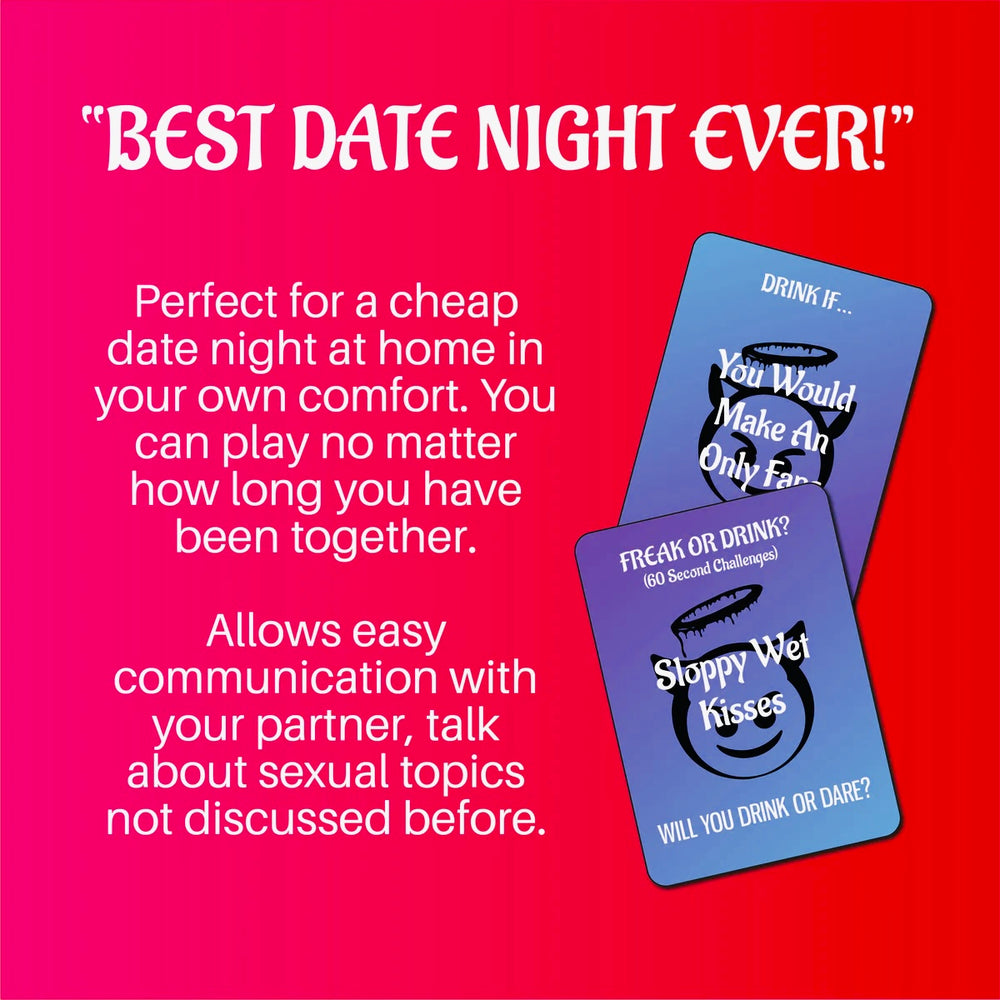 Freak Or Drink Couple Edition The Naughtiest Adult Drinking Game